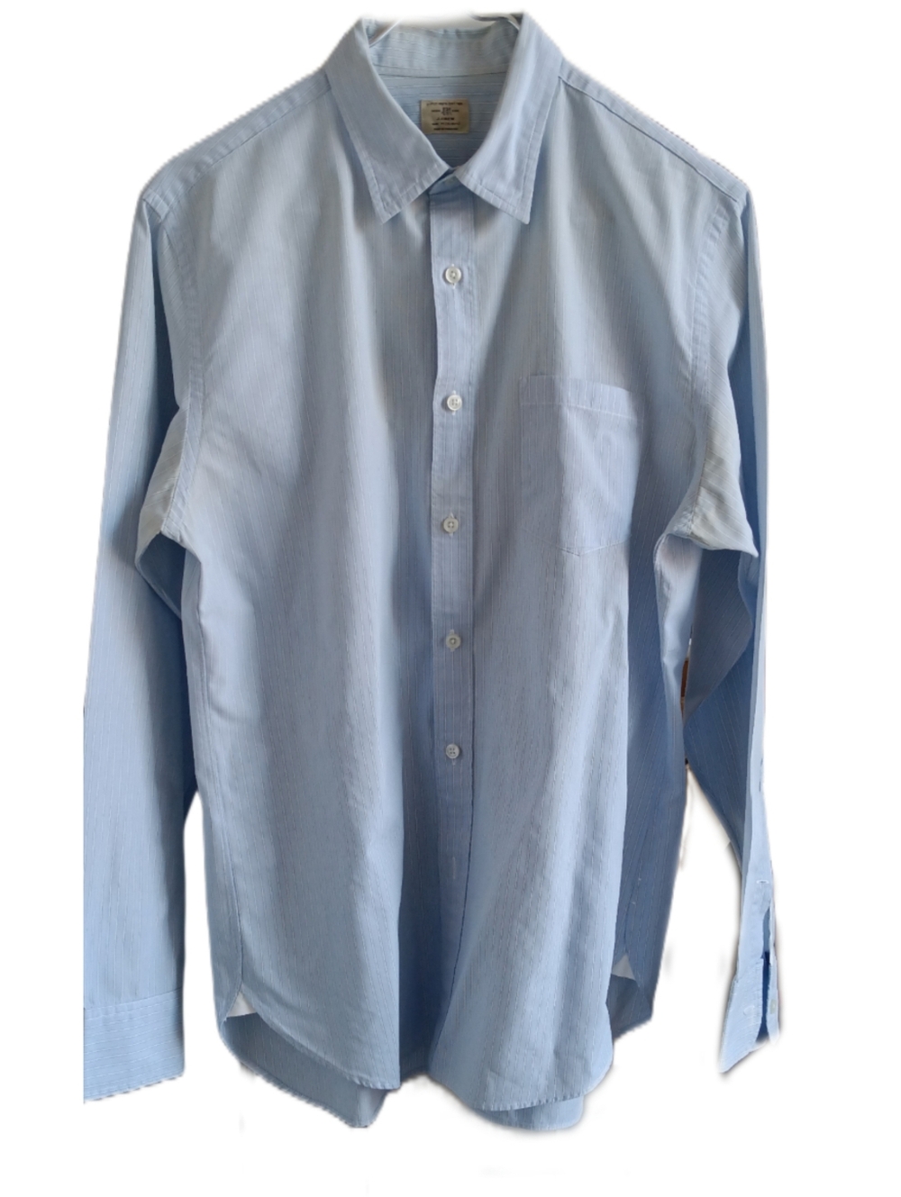 J.Crew Men's Light Blue Long-Sleeve Button-Down Shirt